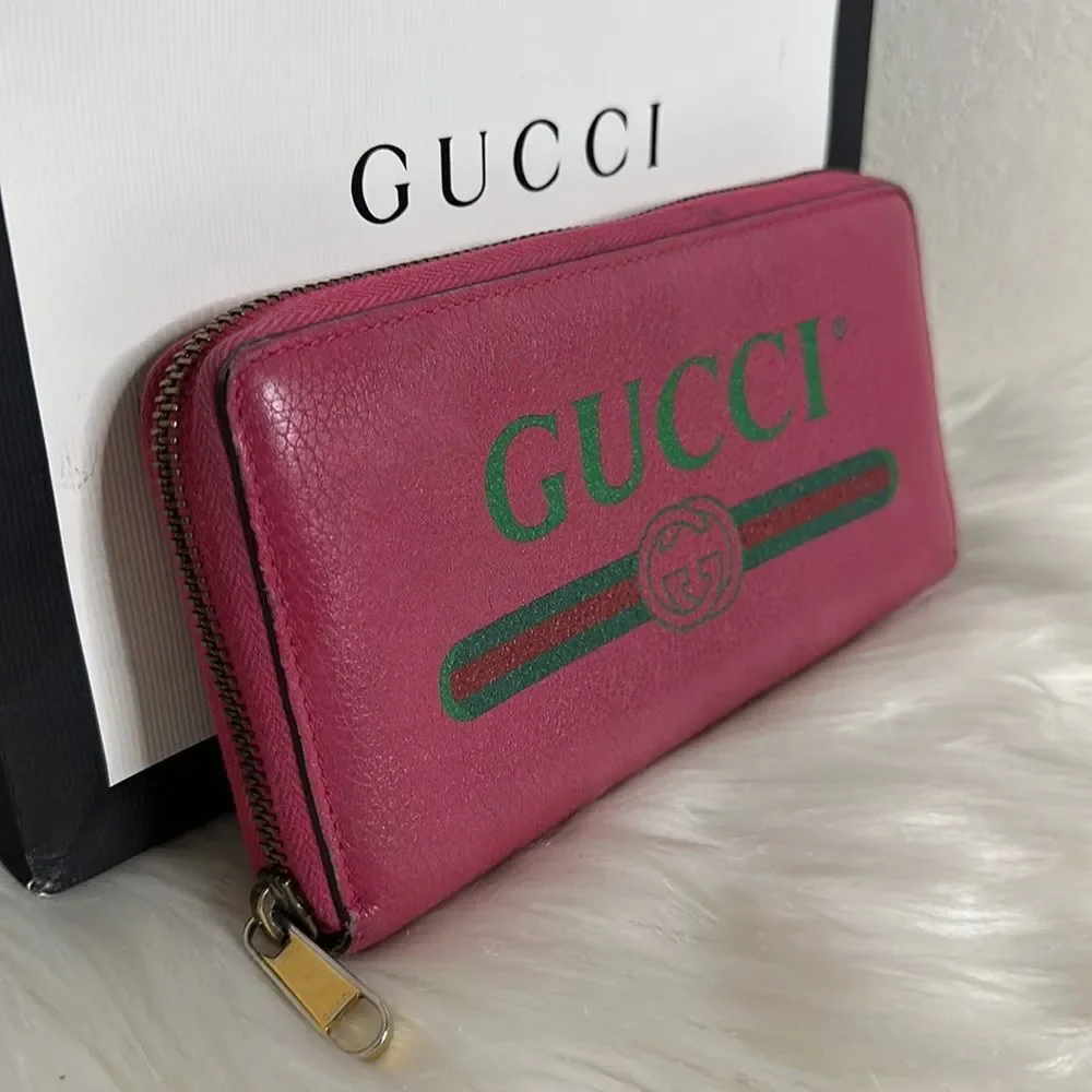 💯Authentic Gucci Zipped Around Long Wallet🍀 - Picture 3 of 14